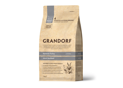 Grandorf Cat Jänes ja Kalkun Steriliseeritud Kassidele 400g