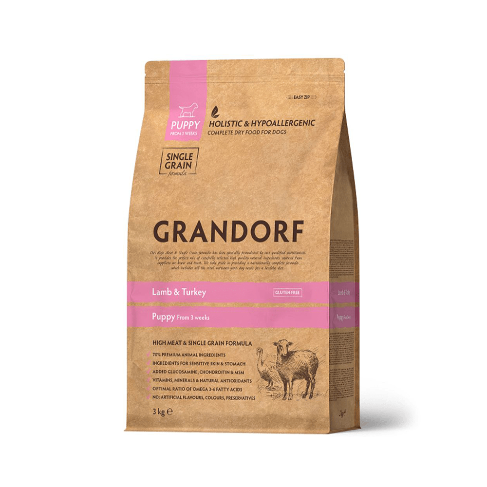 Grandorf Lammas ja Kalkun Kutsikatele 6kg (2x3kg)