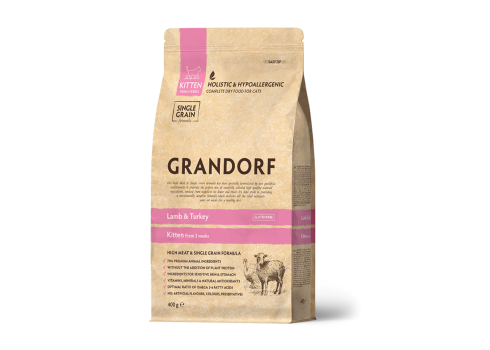 Grandorf Cat Lammas ja Kalkun Kassipoegadele 400g