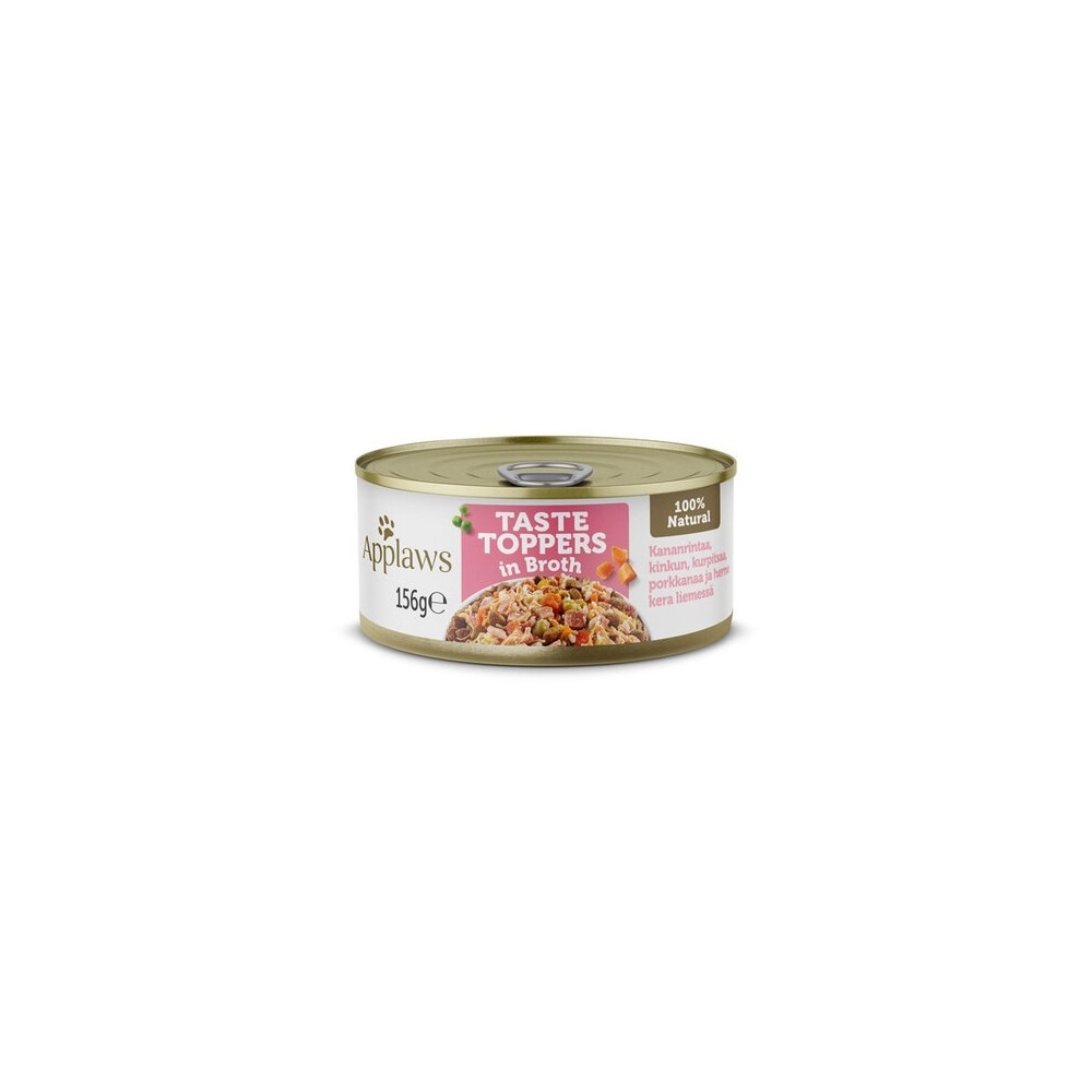 Applaws Taste Toppers konserv koertele kana ja singiga, 156g