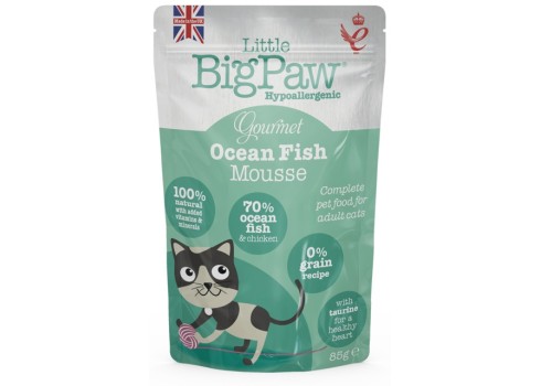 Little Bigpaw kassi einekotike Mousse ookeanikalaga 85 g