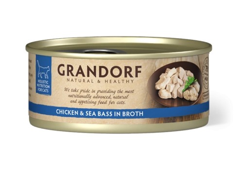 Grandorf Kana Rinnafilee ja Meriahven konserv kassidele 6x70g