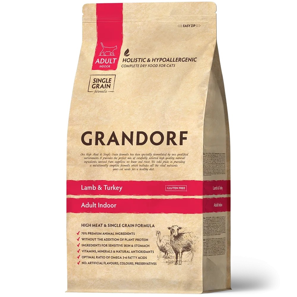 Grandorf Cat Lammas ja Kalkun Tubastele Kassidele 400g