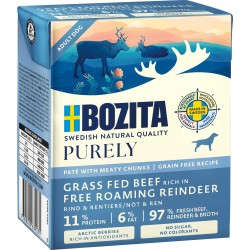BOZITA koeratoit Grass Fed Beef & Free Roaming Reindeer 370g