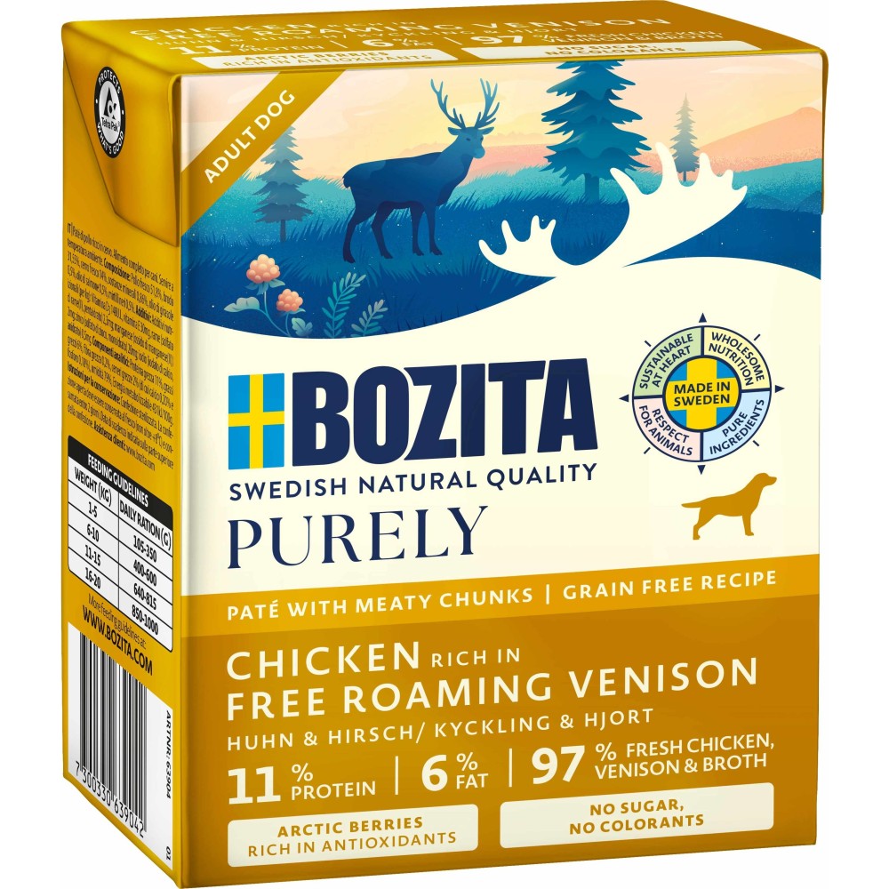 BOZITA koeratoit Chicken & Free Roaming Venison 370g