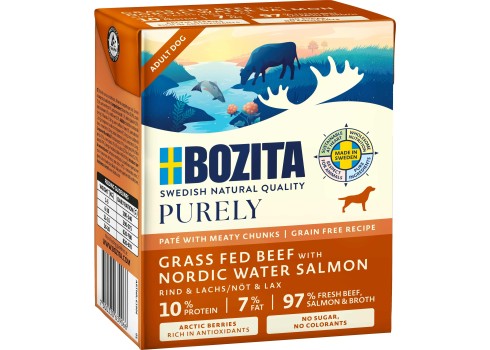 BOZITA koeratoit Beef & Salmon 370g