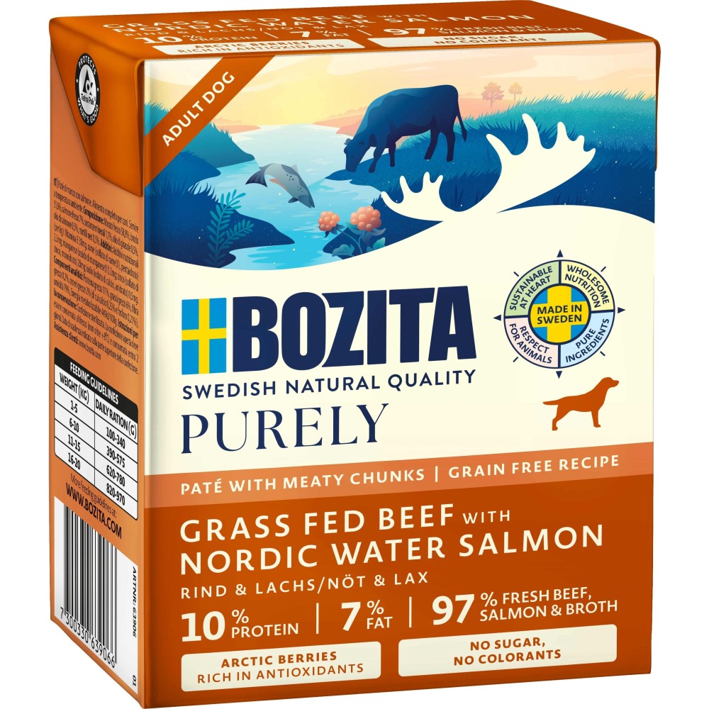 BOZITA koeratoit Beef & Salmon 370g