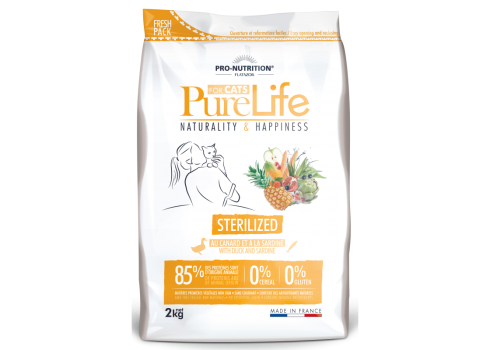 Pro-Nutrition teraviljavaba kassitoit Adult Sterilised pardiliha ja sardiinidega 2kg