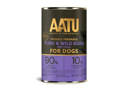 Aatu konserv koertele, metssea- ja sealihaga 400 g