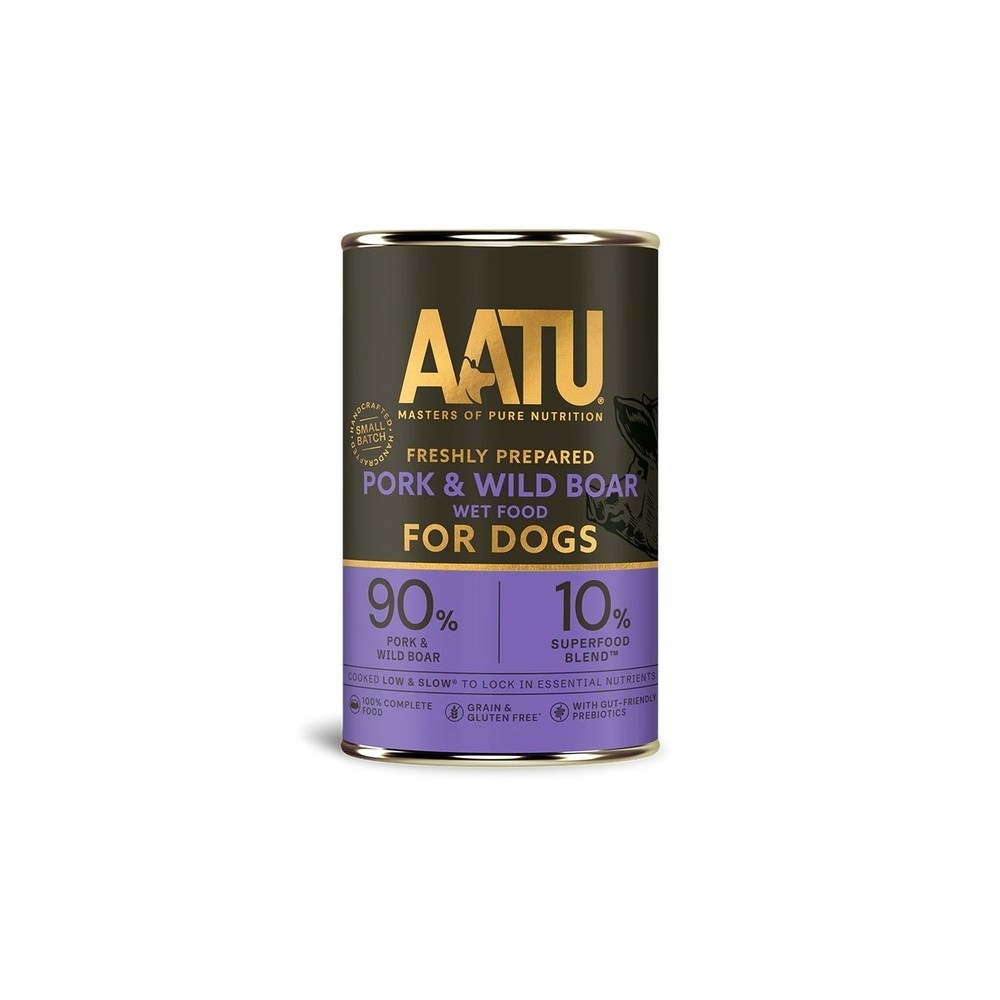 Aatu konserv koertele, metssea- ja sealihaga 400 g