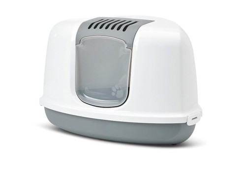 Savic Nestor nurgaga kassi liivakast 58,5X45,5X40 cm,valge-hall