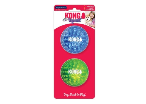 KONG Squeezz Geodz pallid 2 tk, mänguasi koerale