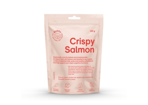 BUDDY KOERA MAIUS CRUNCHY LÕHE-MUSTIKAS 150G