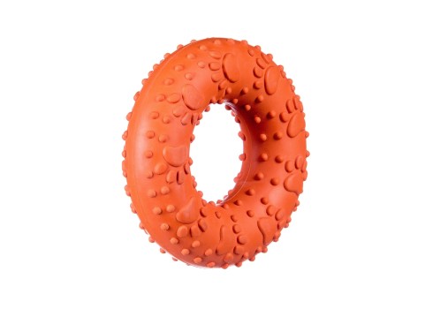 Barry King tugev kummist koeralelu oranz rõngas M 9cm