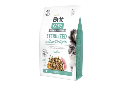 Brit Care Grain-Free Sterilized with Raw Delights kassitoit 2 kg