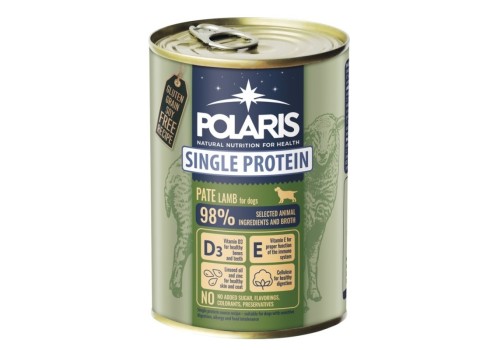 Polaris lambaga monoproteiin koerakonserv 400g