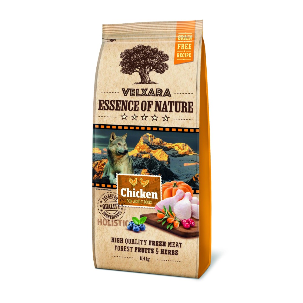 Velxara Holistiline kanaga kuivtoit täiskasvanud koertele 11,4kg