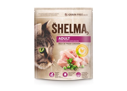 Shelma kassitoit värske kanaga, teraviljavaba 750g