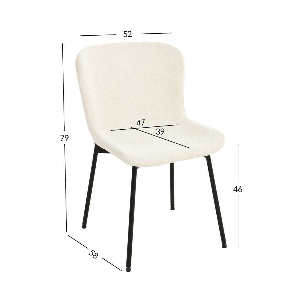 Tool MANOLO valge buklee 4tk