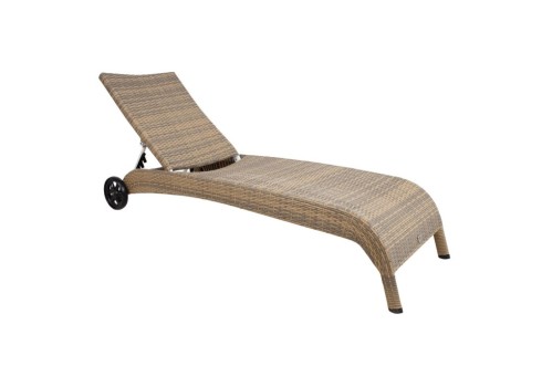 Lamamistool WICKER cappuccino, 73x196xH99cm