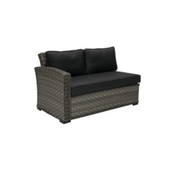 Mooduldiivan GENEVA 2-kohaline, vasaku käetoega, hall