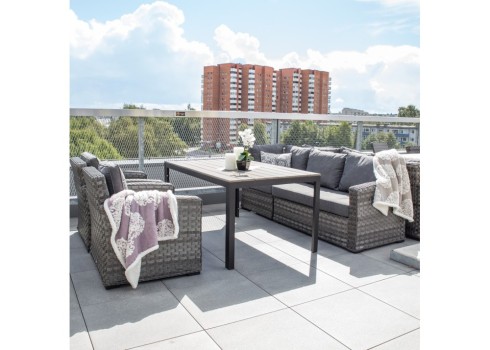 Mooduldiivan GENEVA 2-kohaline, vasaku käetoega, hall