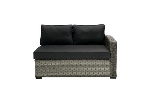 Mooduldiivan GENEVA 2-kohaline, parema käetoega, hall