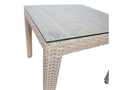 Abilaud WICKER 50x50xH45cm, beež