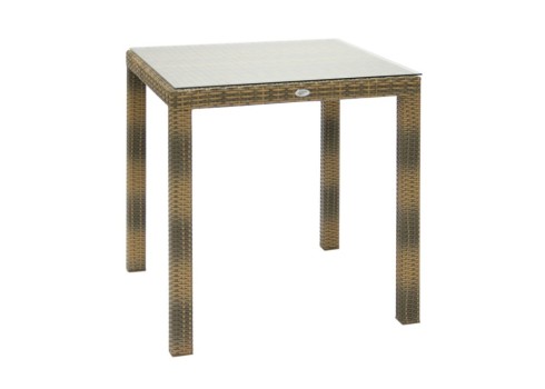 Laud WICKER 73x73xH71cm, cappuccino