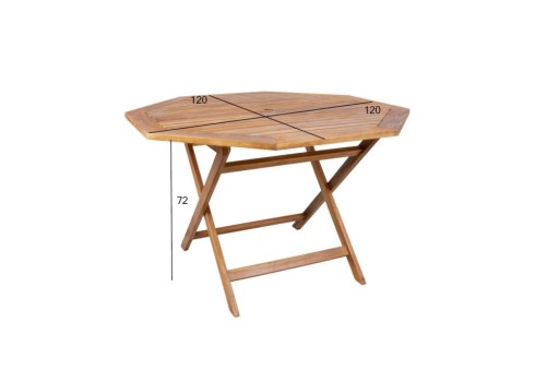 Laud FINLAY 120x120xH72cm, akaatsia