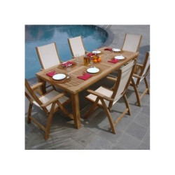 Laud BALI 220x100xH75cm, tiik