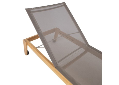 Lamamistool BALI tiik, 72x210xH36,5cm