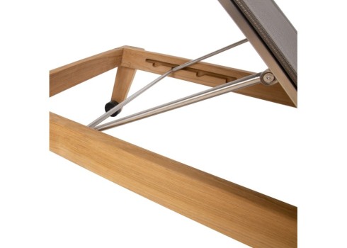 Lamamistool BALI tiik, 72x210xH36,5cm