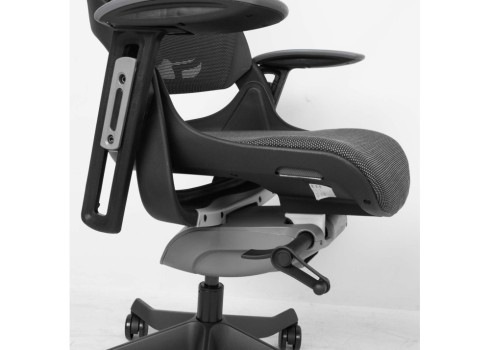 Töötool WAU laia seljatoega, hall