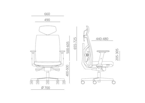 Töötool TUNE roosa-must