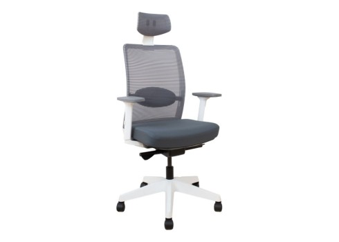 Töötool ANGGUN hall, valge raamiga