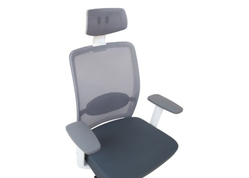 Töötool ANGGUN hall, valge raamiga