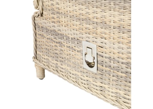 Aiamööblikomplekt BASEL laud, diivan, 2 tooli ja 2 tumbat