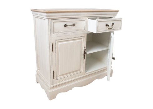 Kummut SAMIRA 85x39xH82cm, antiikvalge