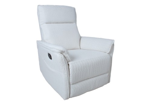Tugitool GERRY manuaalne recliner, valge