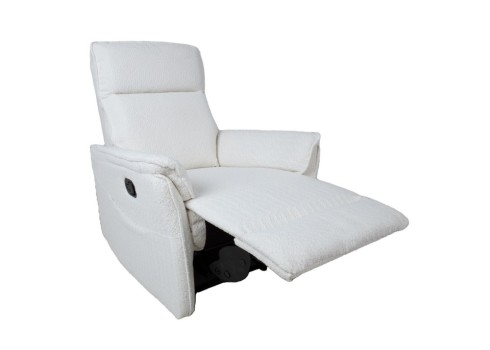 Tugitool GERRY manuaalne recliner, valge