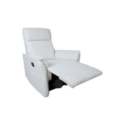 Tugitool GERRY manuaalne recliner, valge