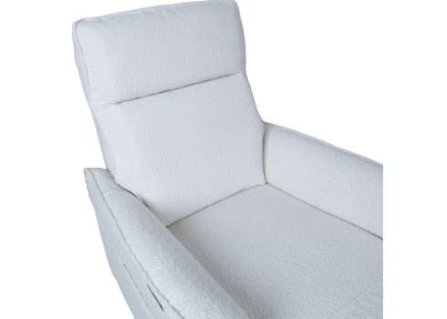 Tugitool GERRY manuaalne recliner, valge