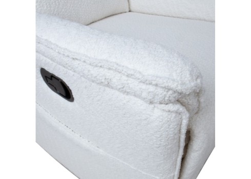 Tugitool GERRY manuaalne recliner, valge