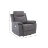 Tugitool MILO elektriline recliner, hall