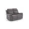 Diivan MILO 2-kohaline elektriline recliner 155x96xH103cm, hall