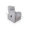 Tugitool BARNY elektriline lift recliner, helehall