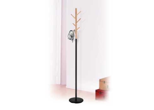 Põrandanagi FOREST D28xH180cm, must/naturaalne