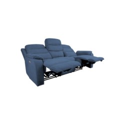 Diivan MIMI 3-kohaline elektriline recliner 208x93xH102cm, sinine
