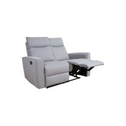 Diivan MORA 2-kohaline manuaalne recliner, hall